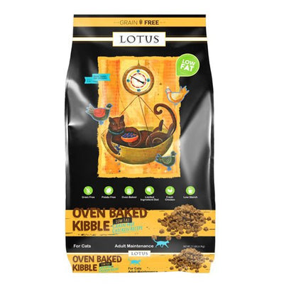 Lotus Cat Grain-Free Low Fat Chicken Dry Cat Food 11 lb