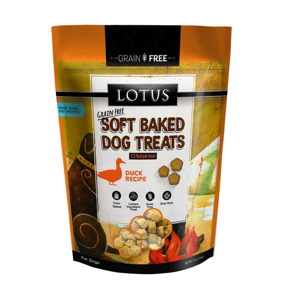 Lotus Dog Soft Baked Grain-Free Duck 10 oz