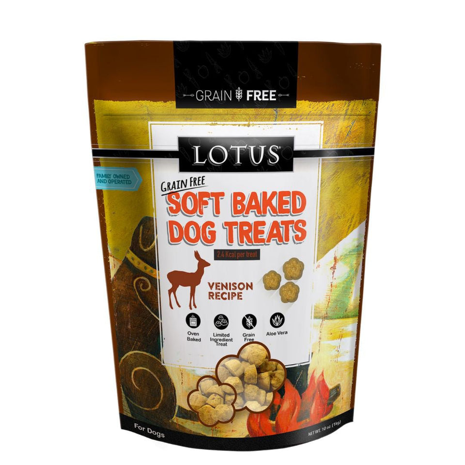 Lotus Dog Soft Baked Grain-Free Venison 10 oz