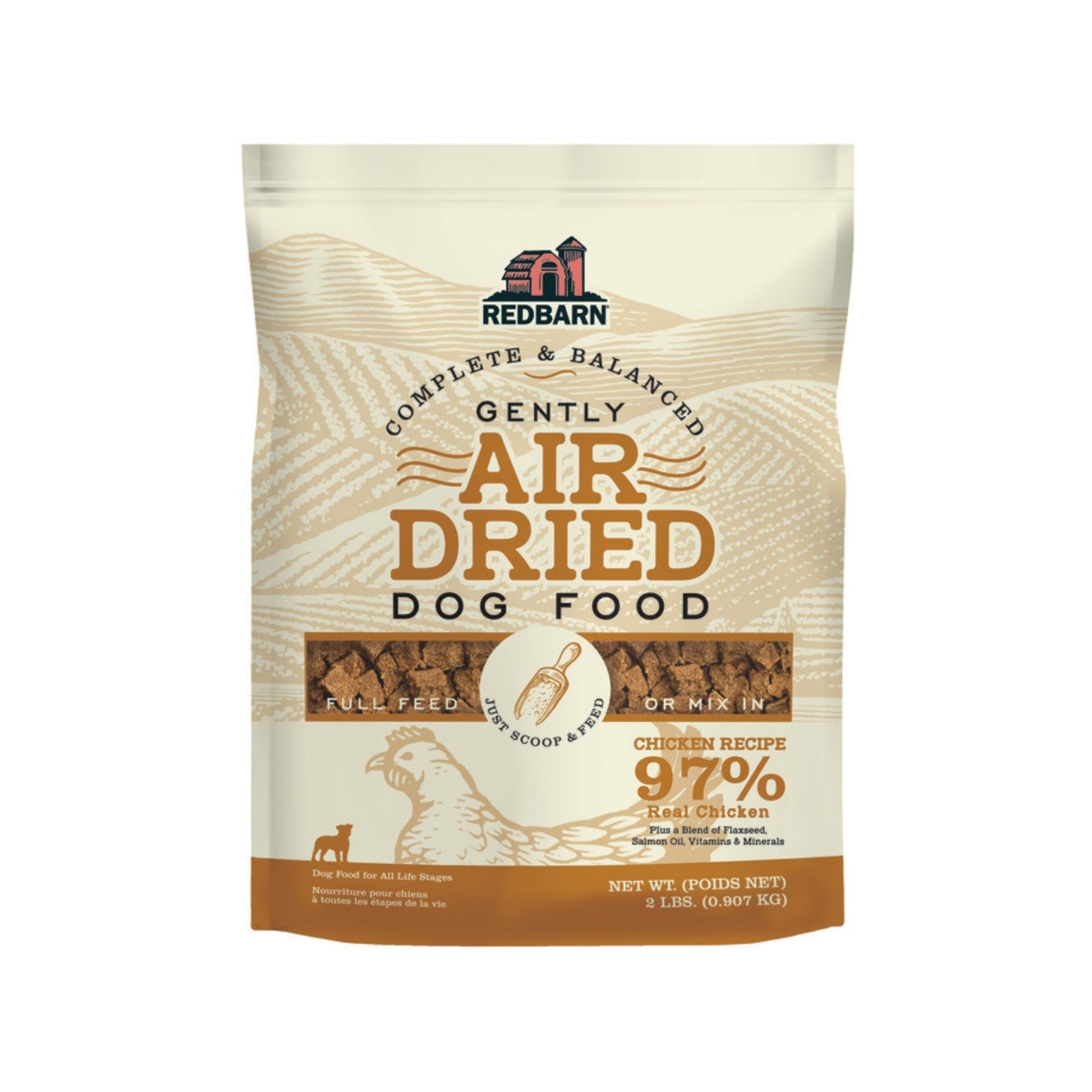 Redbarn Pet Products Air-Dried Dog Food Chicken, 2 lb