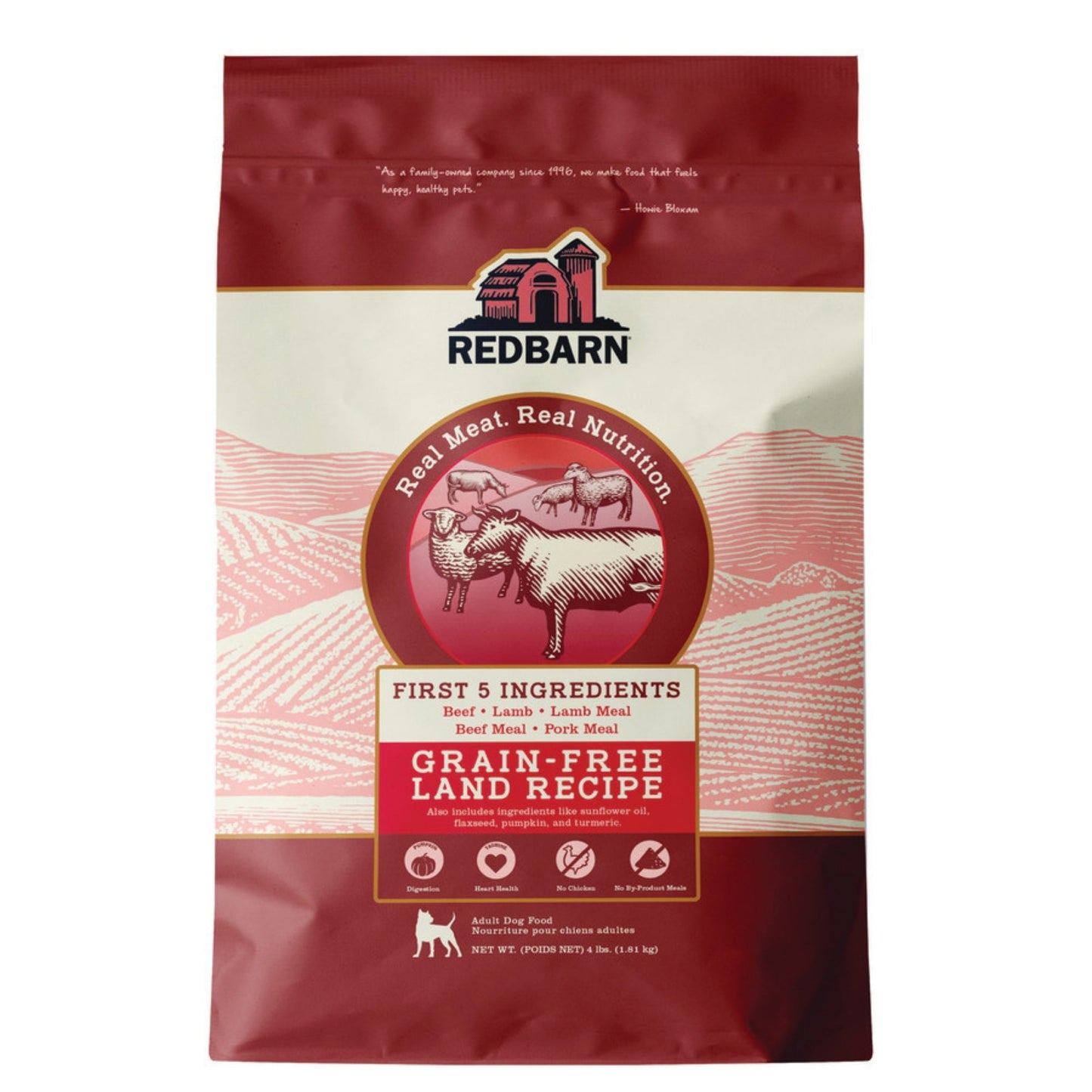 Redbarn Pet Products Grain-Free Dry Dog Food Land, 4 lb, view 2