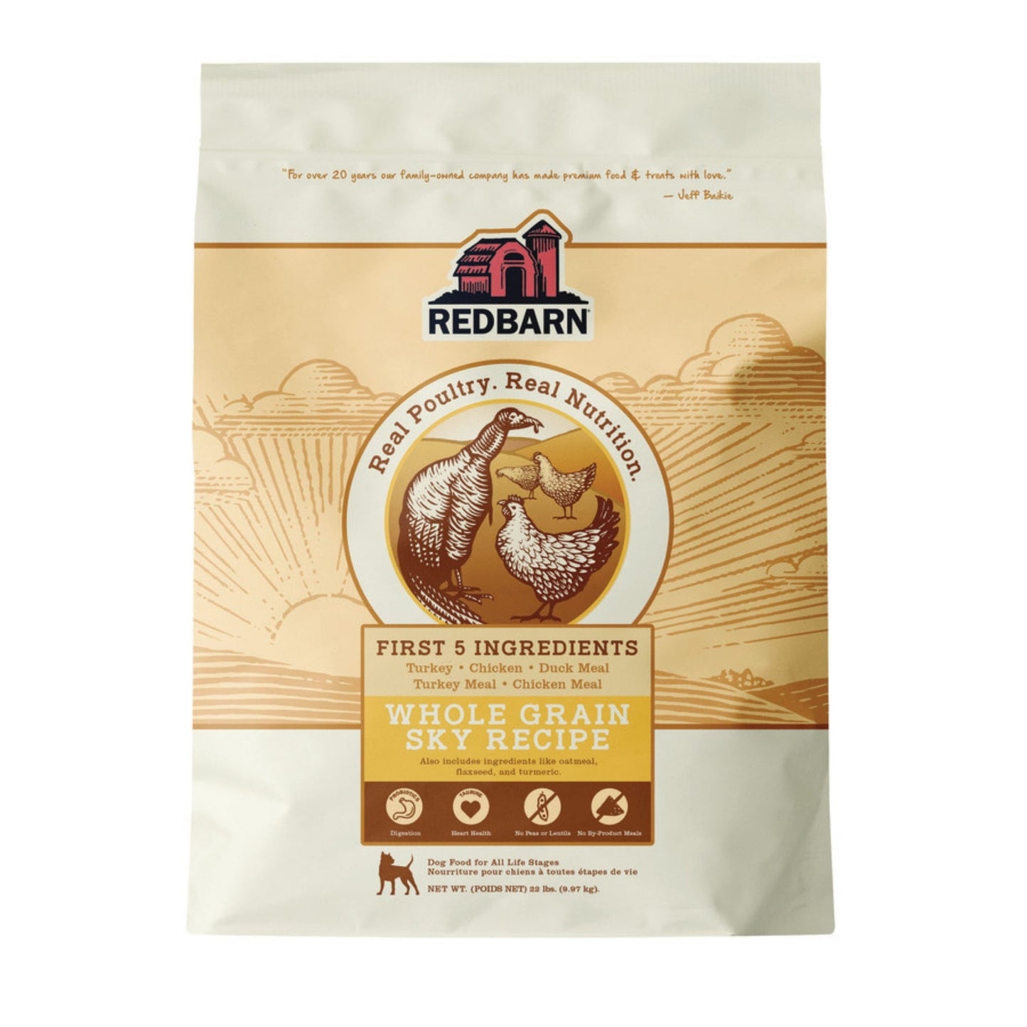 Redbarn Pet Products Whole Grain Dry Dog Food Sky, 22 lb