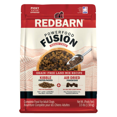 Redbarn Pet Products Powerfood Fusion Grain Free Dry Dog Food Land Mix Beef, 1ea/3.5 lb