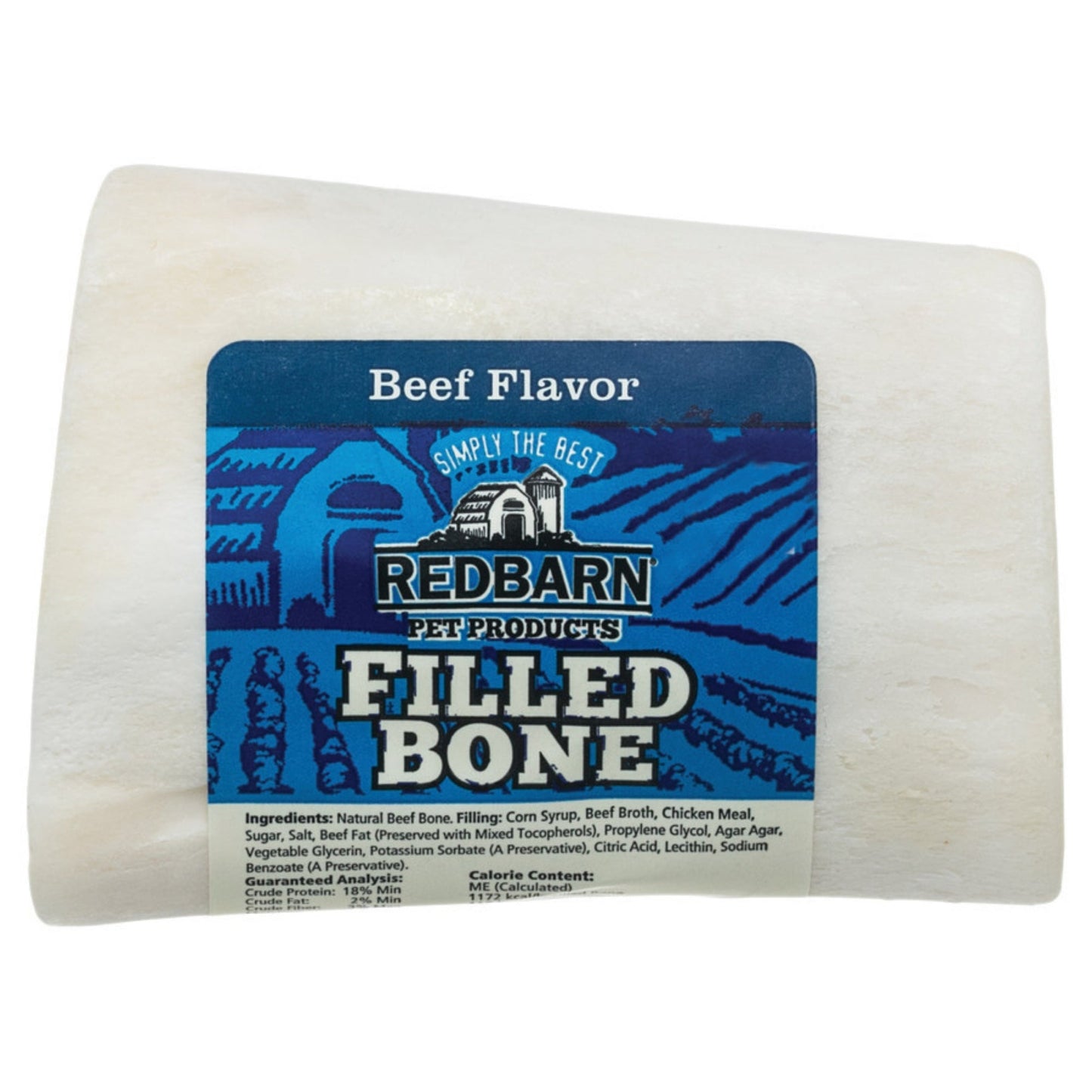 Redbarn Pet Products Filled Bone Dog Treat Beef 1ea/3.5 oz, SM