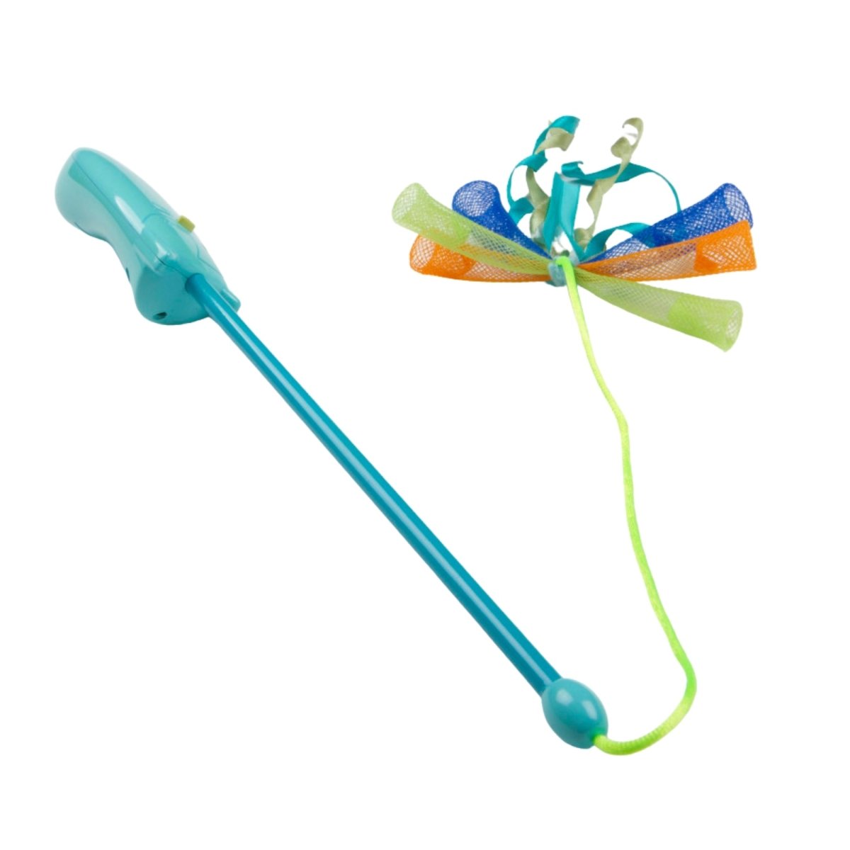 SmartyKat Leapin Laser 2 in 1 Laser and Wand Cat Toy Blue, 1ea/One Size - Pets Perfect