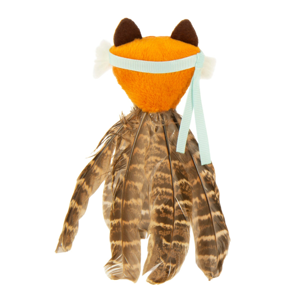 SmartyKat Toss-a-Fox Catnip Toy Multi-Color, 1ea