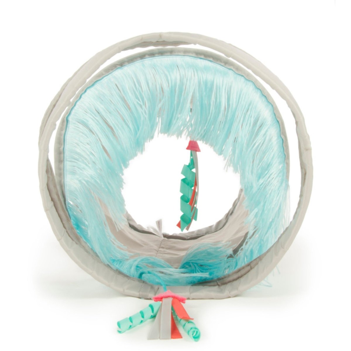 SmartyKat Fringe Frenzy Cat Activity Tunnel 1ea/20 in - Pets Perfect