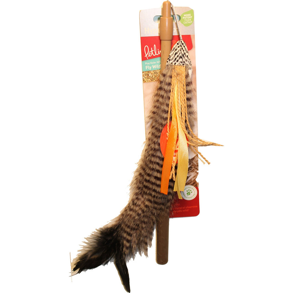 Petlinks Safari HappyNip Fly Wild Wand Catnip Cat Toy Multi-Color