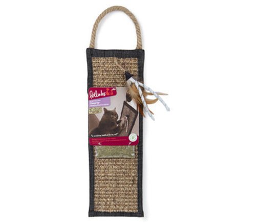 Petlinks Claws Up Hanging Cat Scratcher - Denim 1ea - Pets Perfect