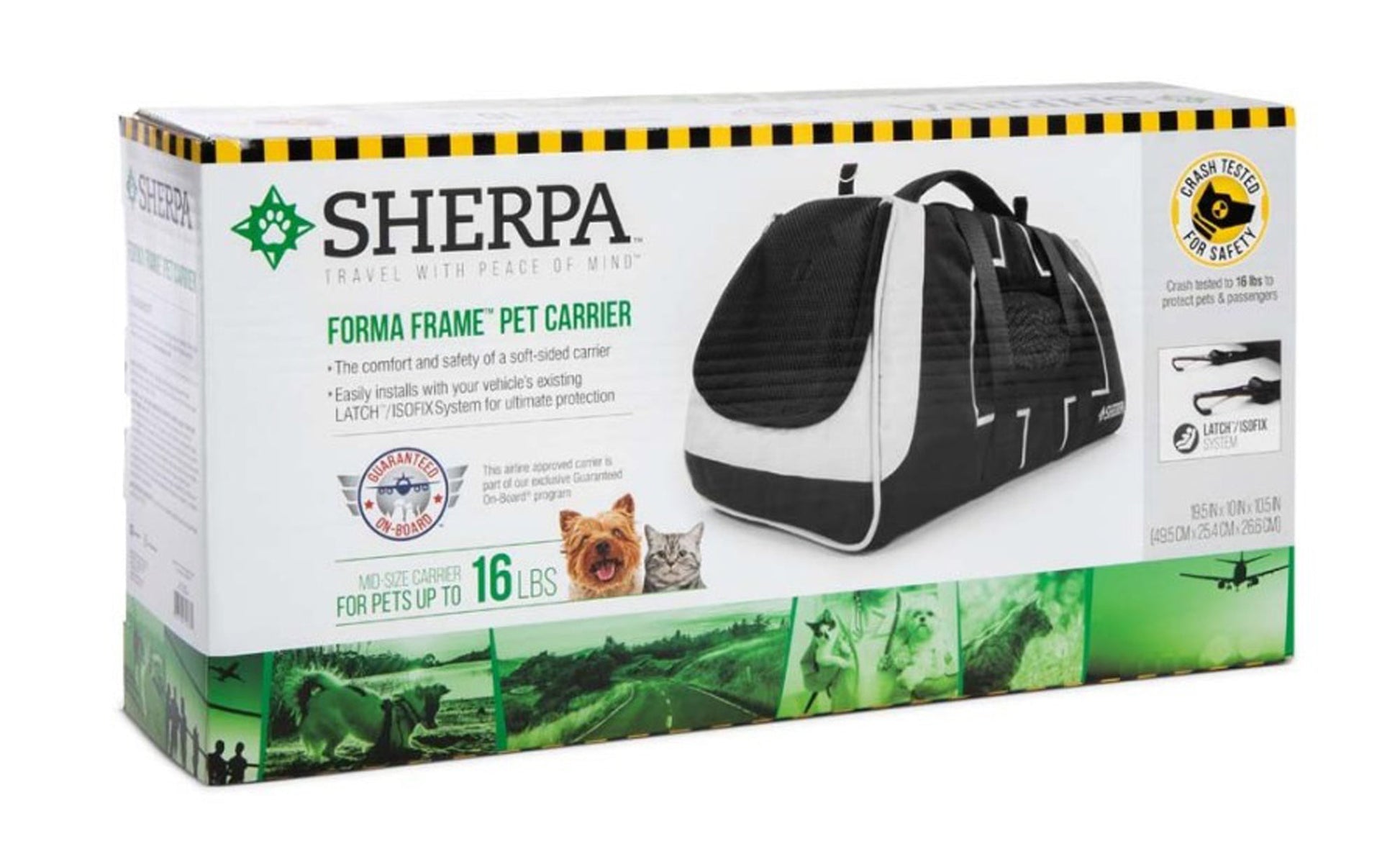 Sherpa's Pet Trading Company Forma Frame Airline Approved Pet Carrier