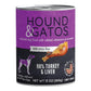 Hound & Gatos Grain - Free Turkey & Liver Wet Dog Food 13oz Case of 12 - Pets Perfect