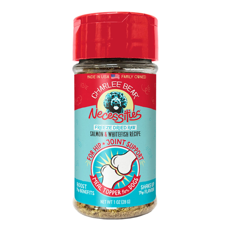 Charlee Bear Dog Necessities Salmon & Whitefish Recipe - Hip & Joint Topper 1oz.
