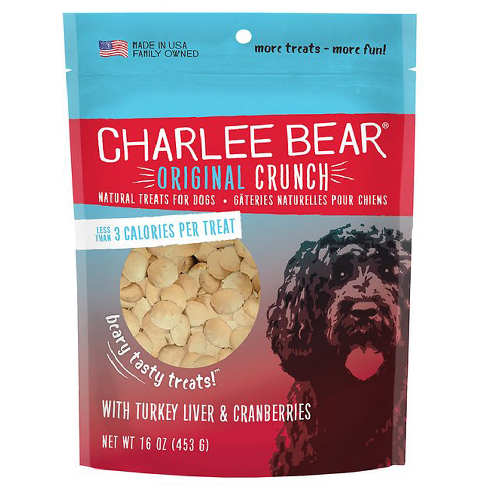 Charlee Bear Dog Turkey Liver And Cranberry Dog Treat 16 oz