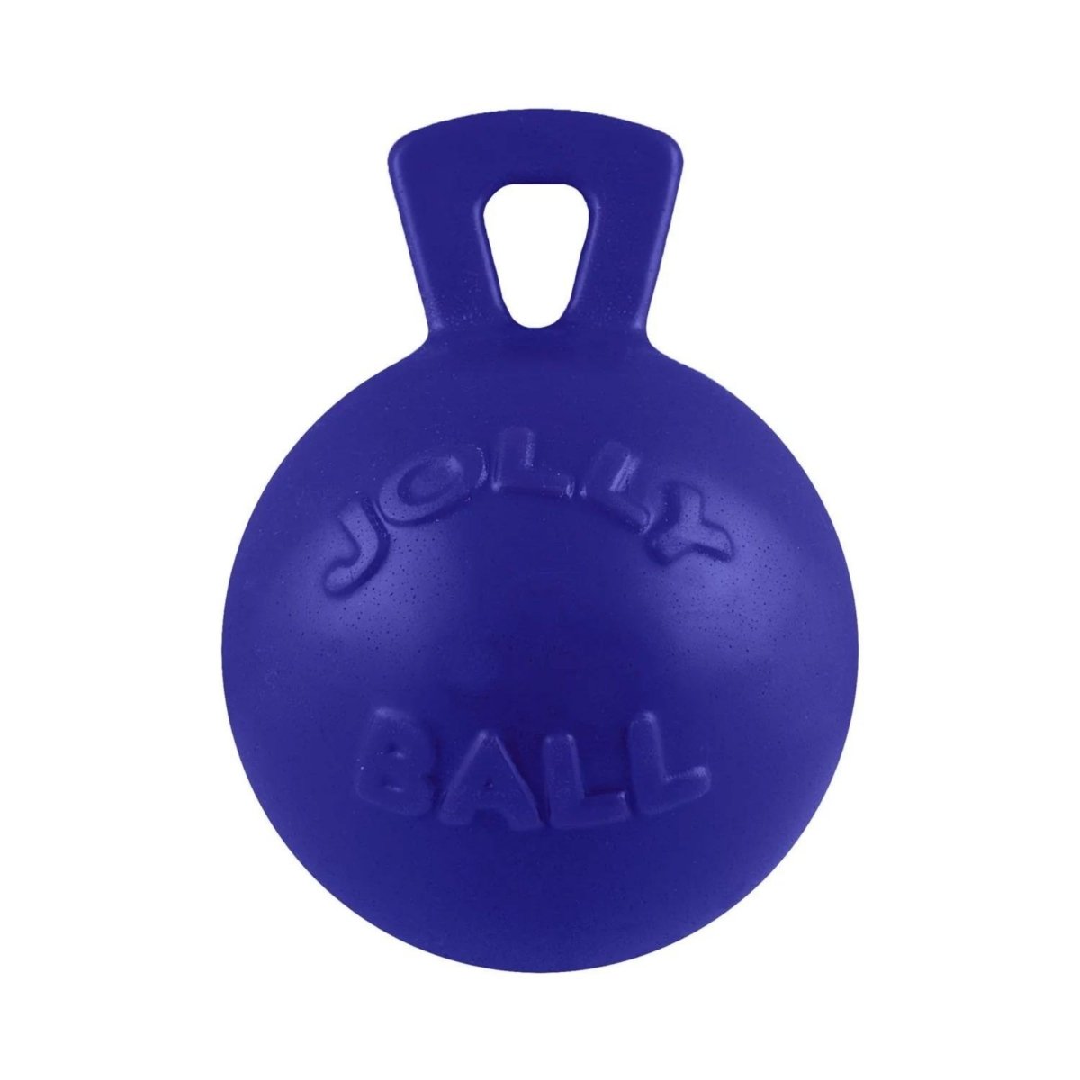 Jolly Pets Tug - N - Toss Ball Blue Medium 6in. - Pets Perfect