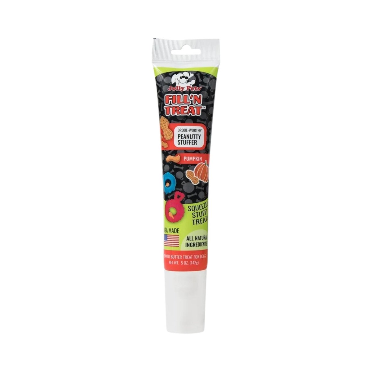 Jolly Pets Fill'N Treat Paste Peanut Butter/Pumpkin 5oz. - Pets Perfect
