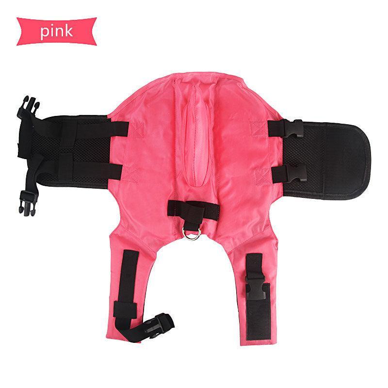 Shark Fin Dog Life Vest - Summer Safety Flotation Jacket for Dogs - Pets Perfect