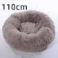 Cozy Haven: Luxurious Round Pet Bed For Winter Comfort - Pets Perfect