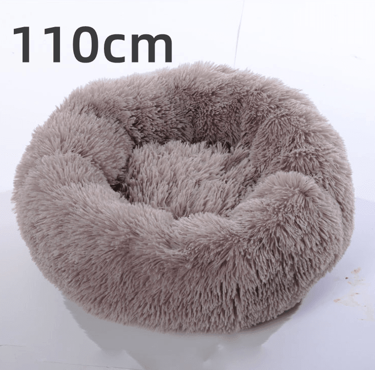 Cozy Haven: Luxurious Round Pet Bed For Winter Comfort - Pets Perfect