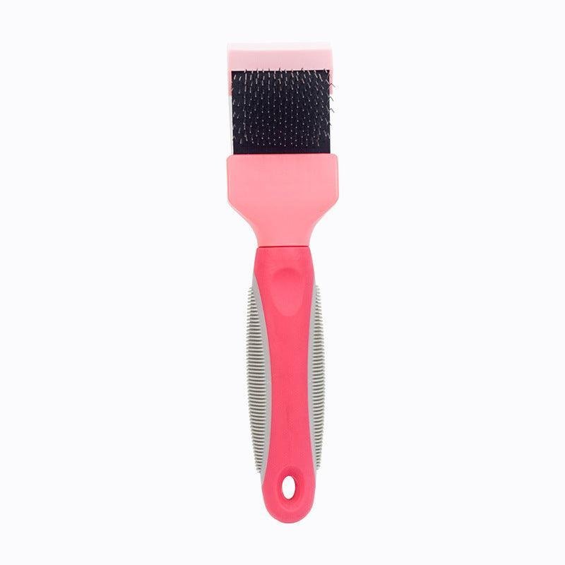Gentlegroom Pet Self - Cleaning Hair Brush - Double - Sided Soft Comb - Pets Perfect