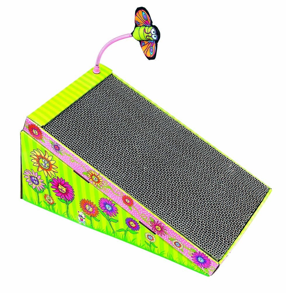 FAT CAT Big Mama's Scratch 'N Play Ramp Multi - Color 1ea/One Size - Pets Perfect