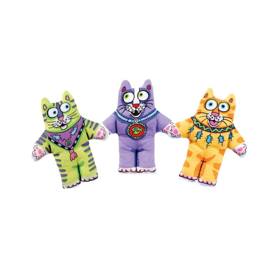 FAT CAT Classic Kitten Little Catnip Toy Assorted 1ea/One Size