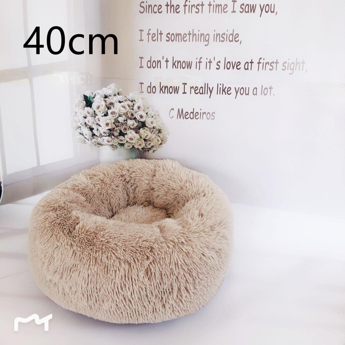 Cozy Haven: Luxurious Round Pet Bed For Winter Comfort - Pets Perfect