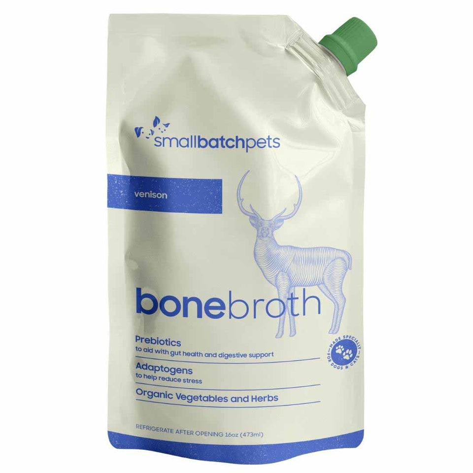 Small Batch Shelf Stable Venison Bone Broth, 16 oz