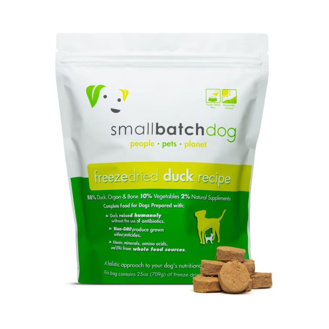 Smallbatch Dog Freeze-Dried Slider Duck 25 oz (4 Per Case)
