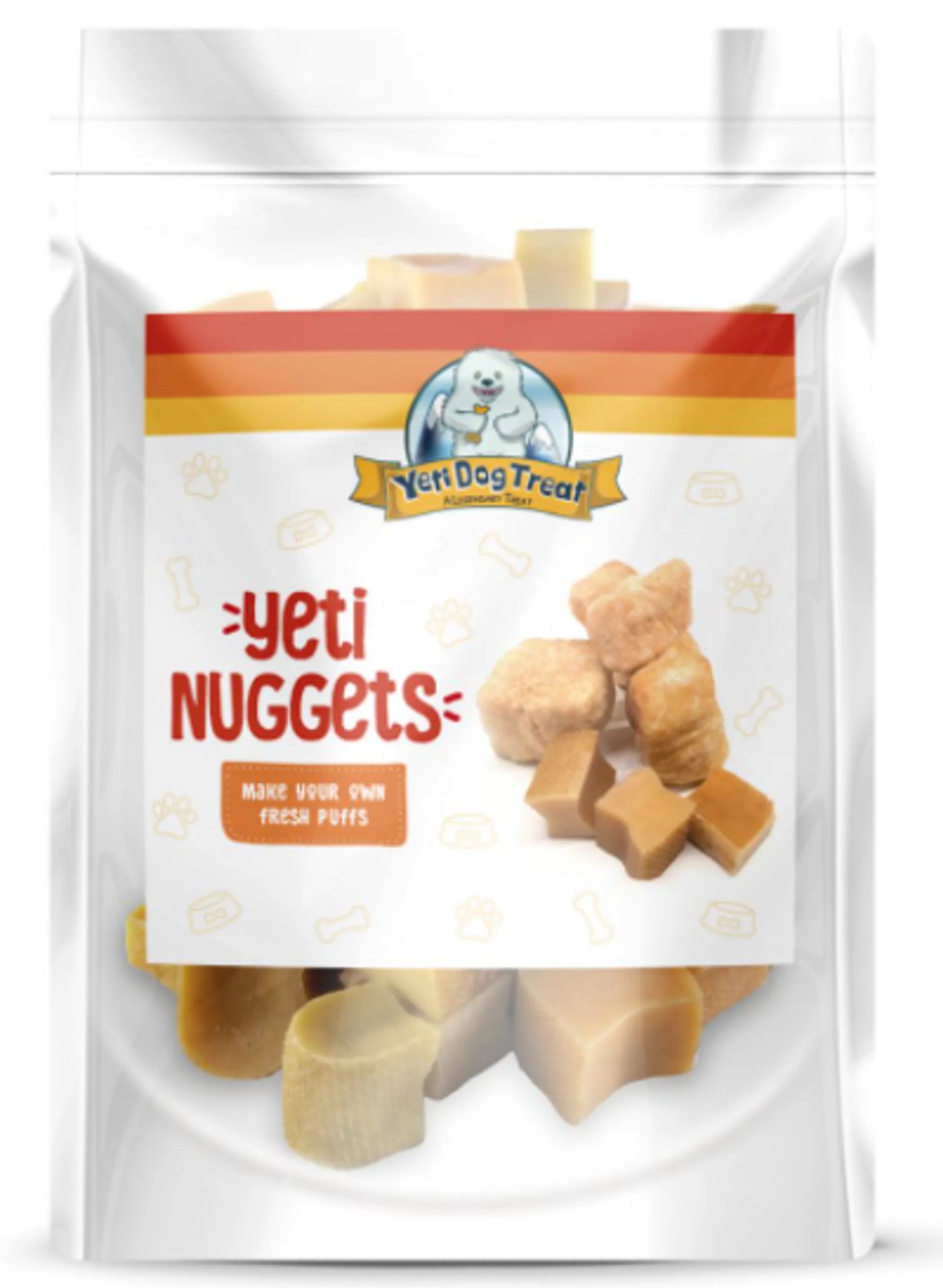 Yeti Dog Nuggets - Himalayan Yak Cheese Chews for All Breeds (3.5 oz, 5 - 7 Pieces) - Pets Perfect