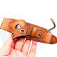 Premium Leather Dog Collar with Location Tracking - AirTag Compatible Collar for Safety - Pets Perfect