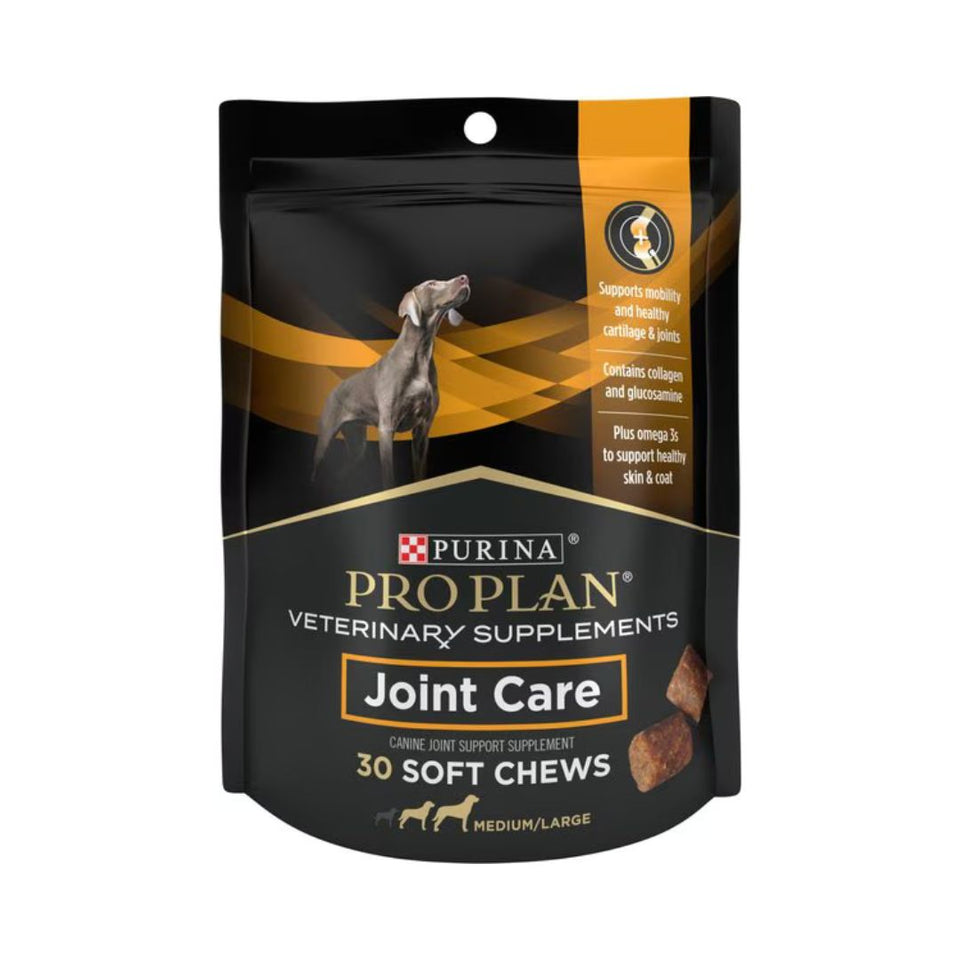 Purina Pro Plan Veterinary Diets Joint Supplement for Dogs, Hip & Joint Soft Chews for Large Dogs, 30 count