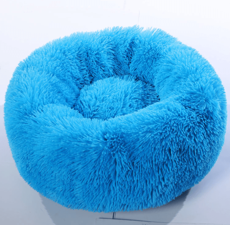 Cozy Haven: Luxurious Round Pet Bed For Winter Comfort - Pets Perfect