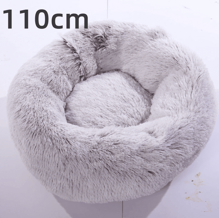 Cozy Haven: Luxurious Round Pet Bed For Winter Comfort - Pets Perfect