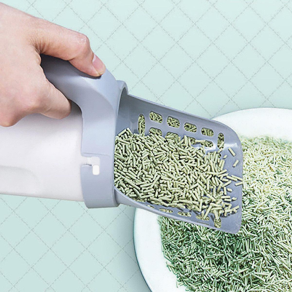 Ultimate Cat Litter Scoop With Built - In Trash Can - The Perfect Cleaning Companion - Pets Perfect