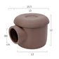 Golden Silk Bear Ceramic Hamster Zisha Tunnel Room - Ultimate Luxury Hamster Habitat - Pets Perfect