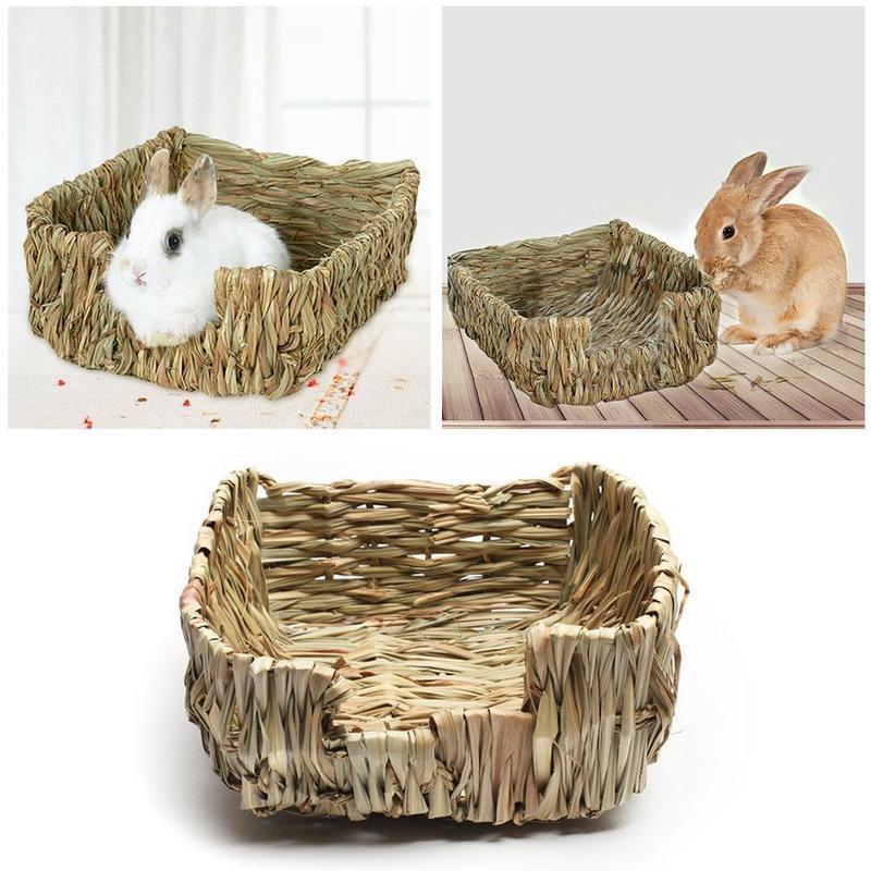Hand - Woven Grass Hideaway: Natural Nest For Rabbits And Guinea Pigs - Pets Perfect