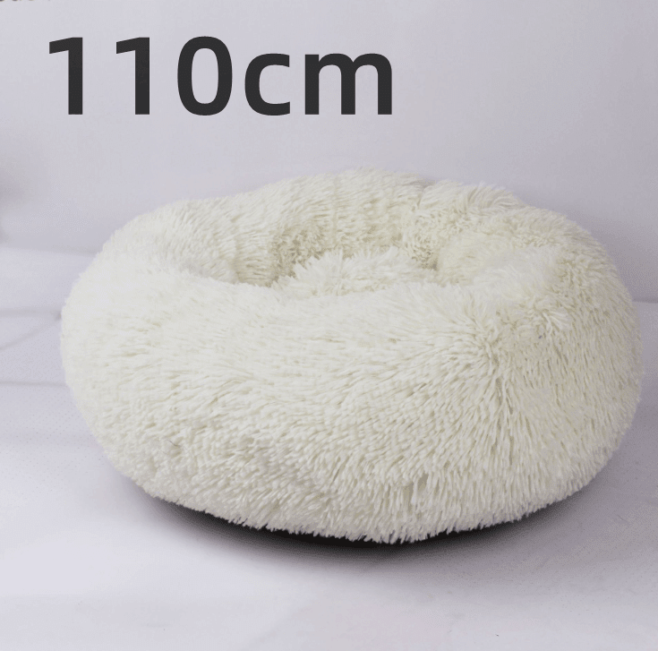 Cozy Haven: Luxurious Round Pet Bed For Winter Comfort - Pets Perfect