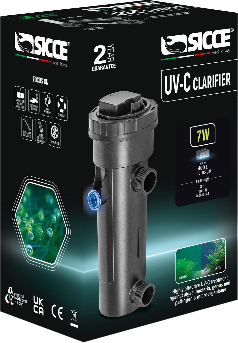 Sicce UVC Clarifier, 7W