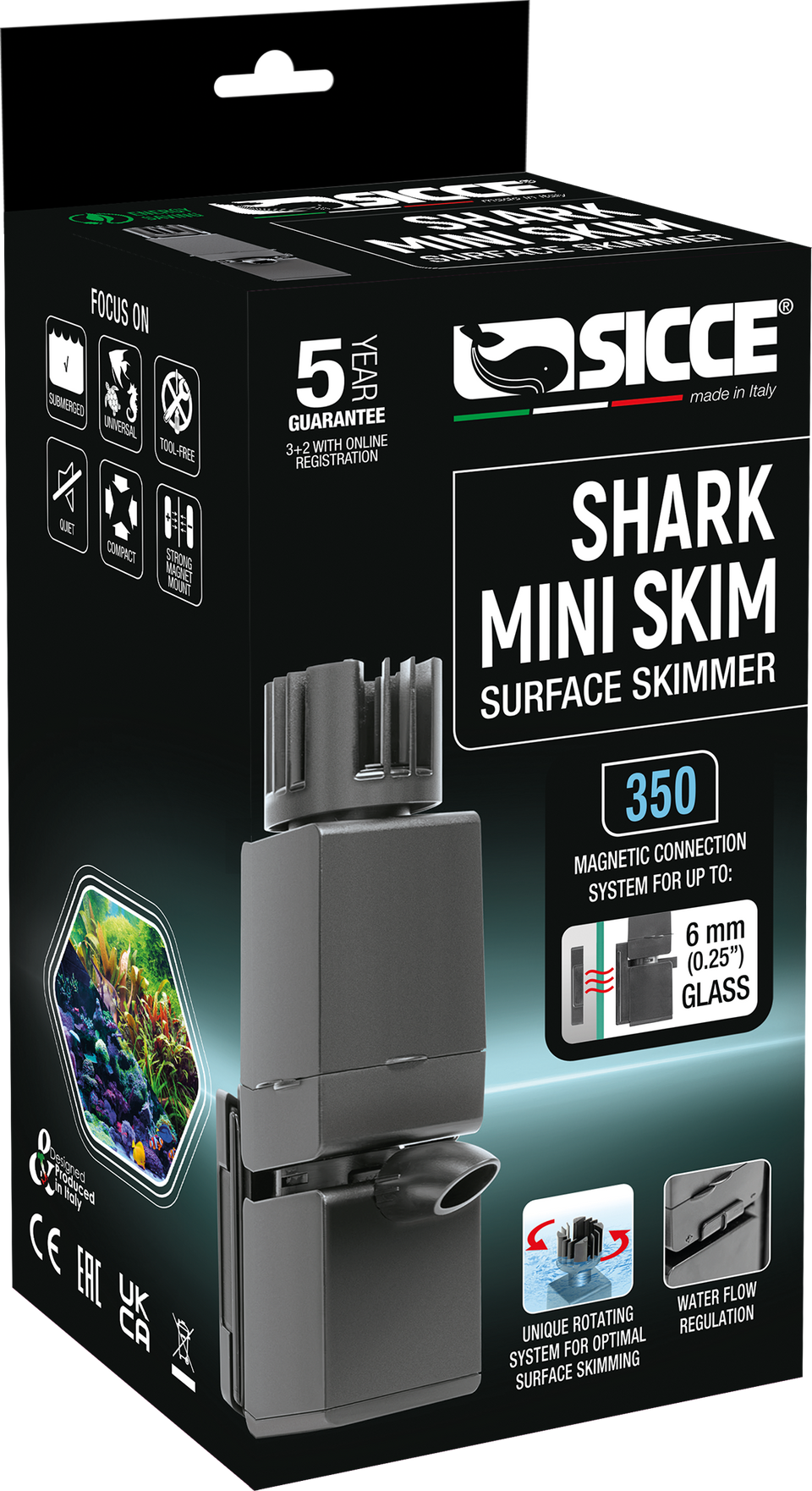 Sicce Shark Mini Skim Surface Skimmer 350