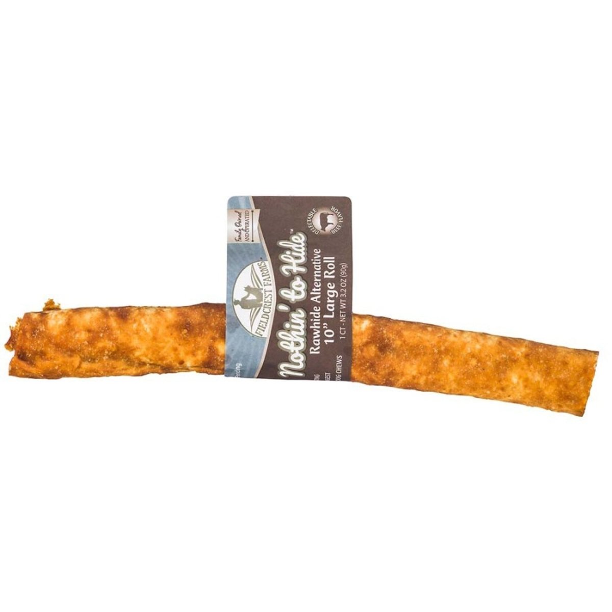 Fieldcrest Farms Nothin' to Hide – Beef Dog Chew, 10" | Case of 24 - Pets Perfect
