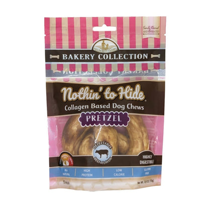 Fieldcrest Farms Nothin' To Hide Bakery Collection Dog Treat Pretzel, Beef, 1ea/4 in - Pets Perfect
