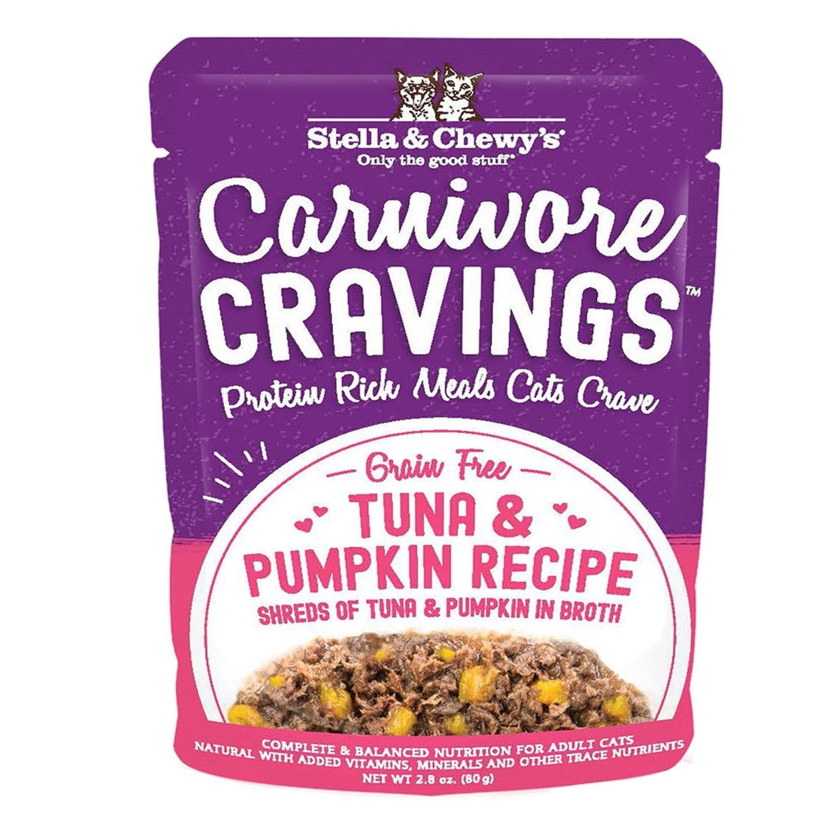 Stella and Chewys Cat Carnivore Salmon and Tuna 2.8oz. (Case of 24) - Pets Perfect