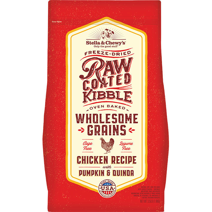 Stella & Chewy's Dog Wholesome Grain Raw Coated Chicken, 3.5 lb