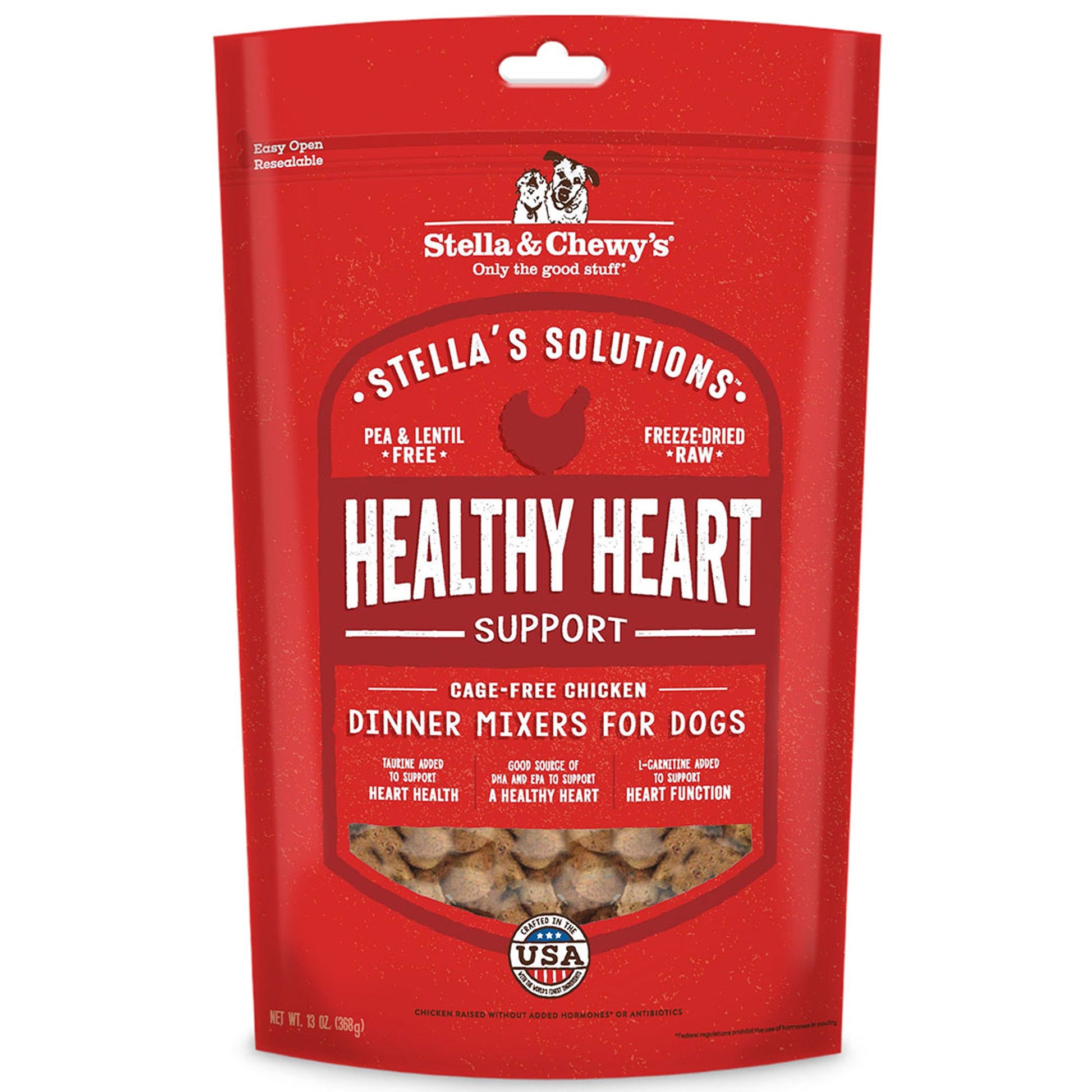 Stella & Chewy's Dog Solutions Healthy Heart Support FD Chicken 13 oz