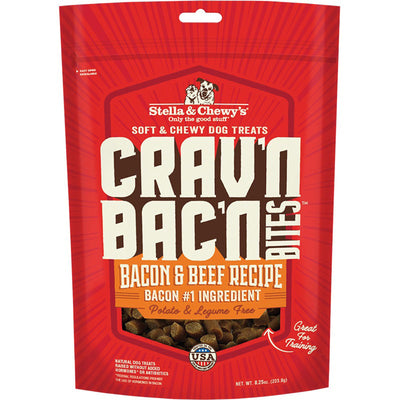 Stella & Chewy's Dog Cravn Bacon Bites Beef, 8.25 oz