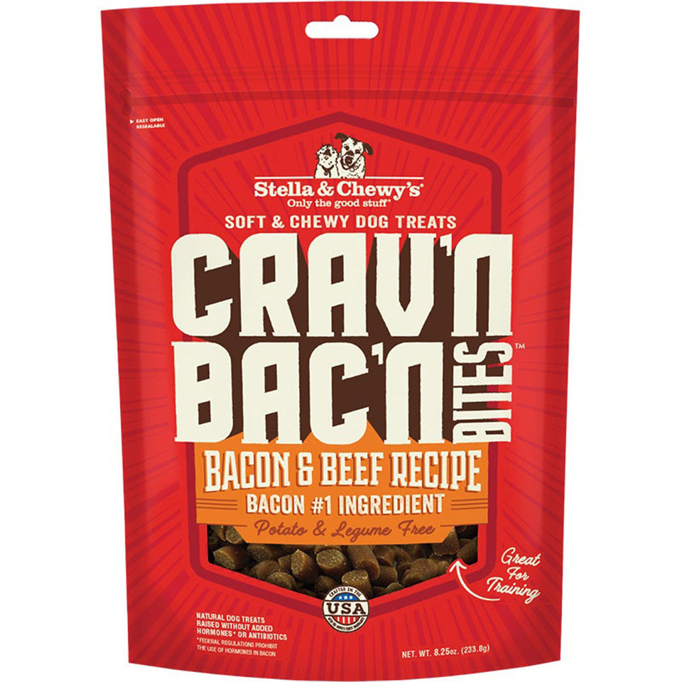 Stella & Chewy's Dog Cravn Bacon Bites Beef, 8.25 oz