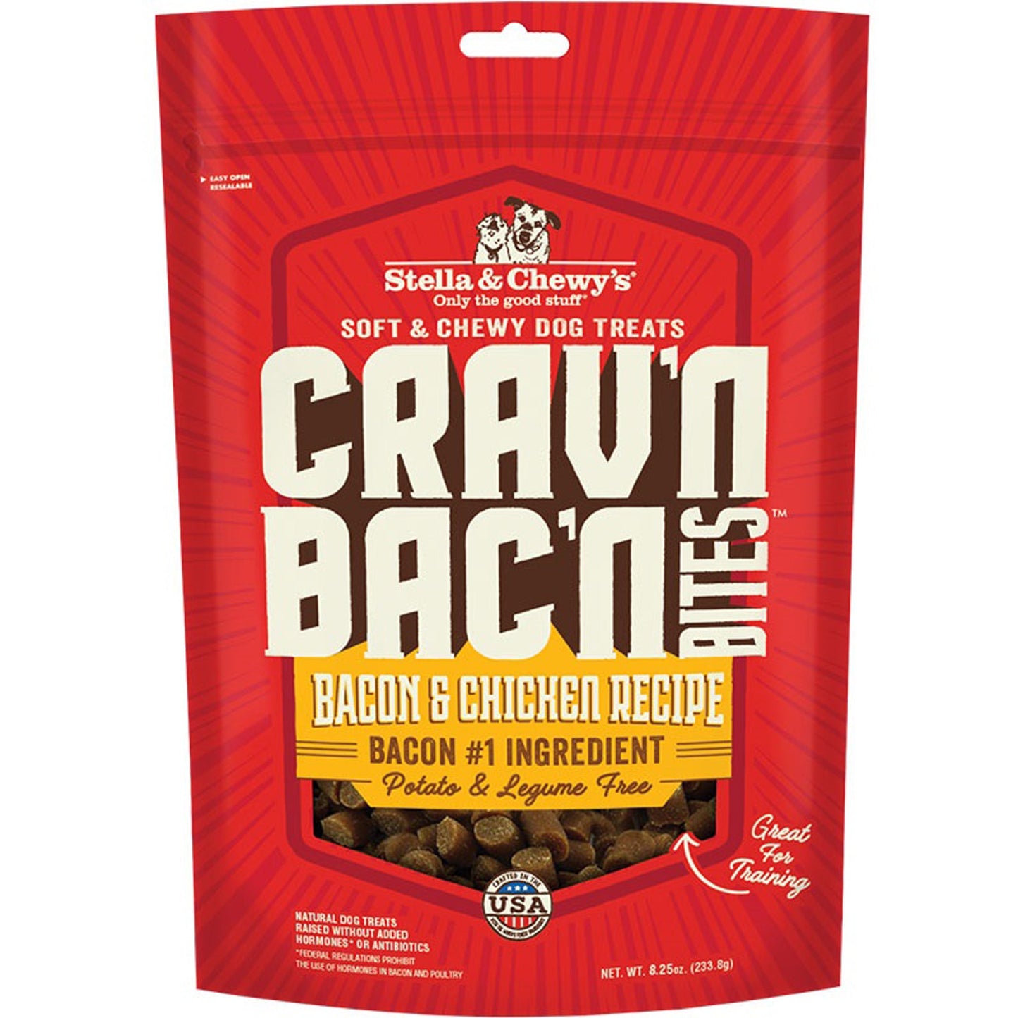 Stella & Chewy's Dog Cravn Bacon Bites Chicken 8.25 oz