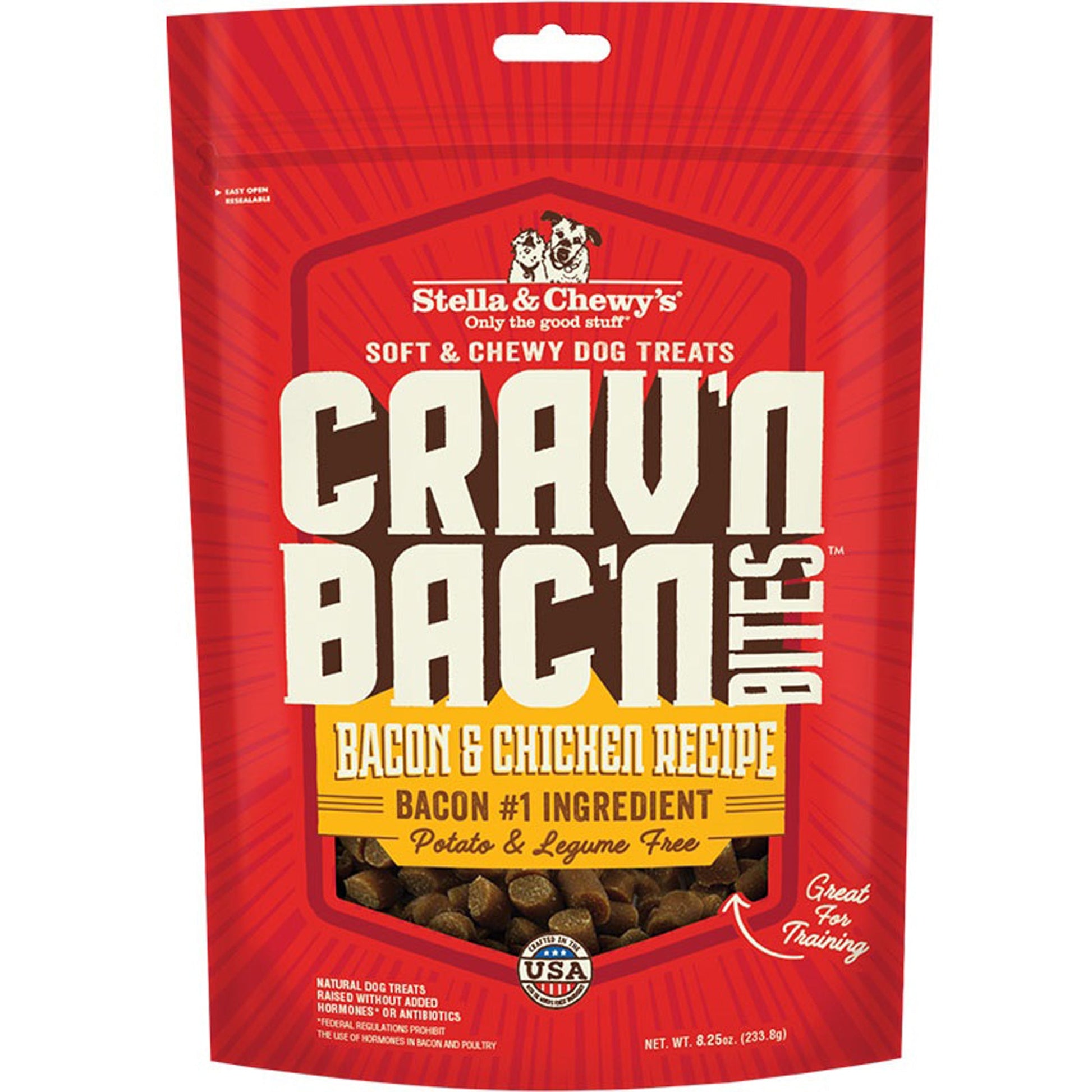 Stella & Chewy's Dog Cravn Bacon Bites Chicken 8.25 oz