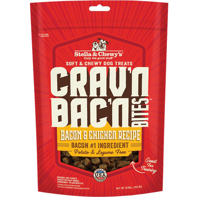 Stella & Chewy's Dog Cravn Bacon Bites Chicken 8.25 oz