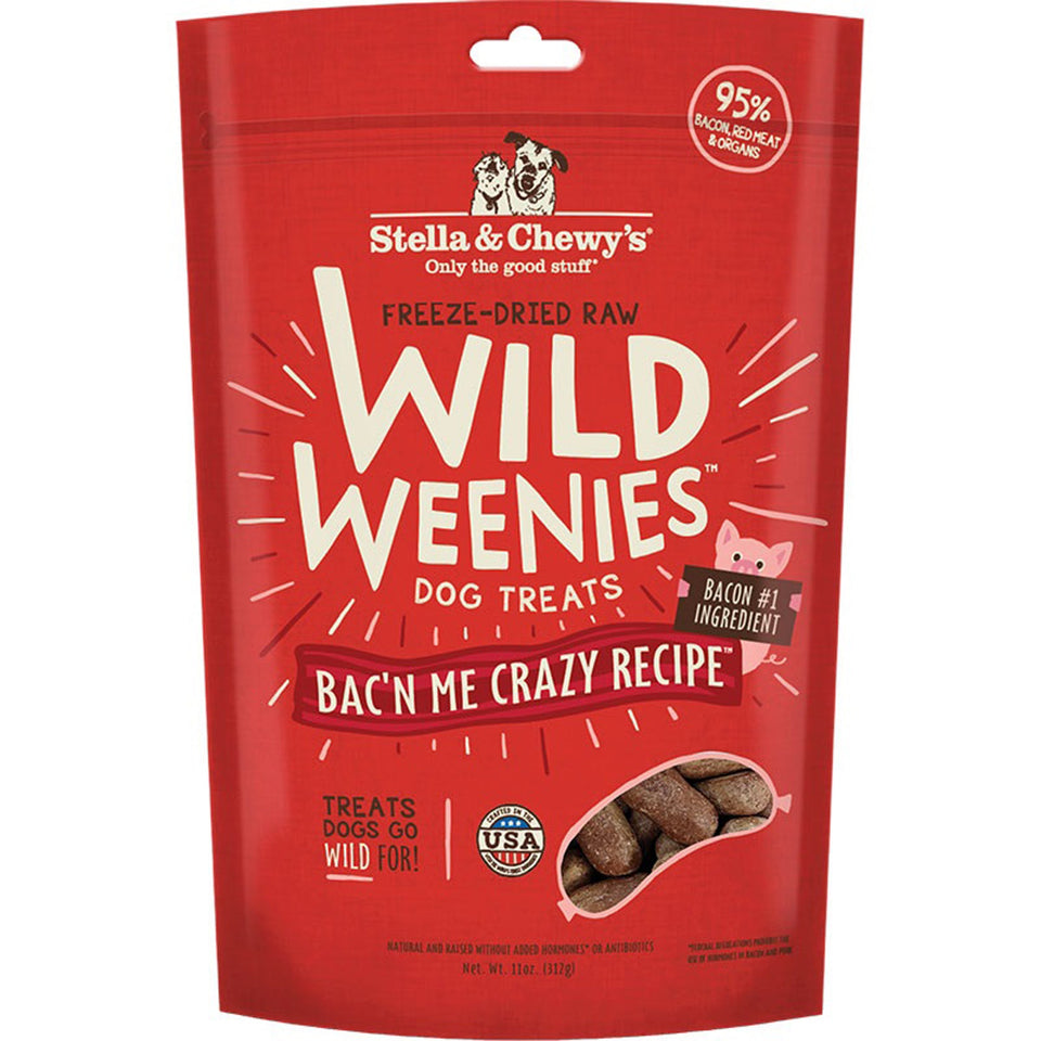 Stella & Chewy's Dog Freeze-Dried Weenie Bacon, 11 oz